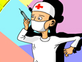 Setze dem Patienten eine Spritze